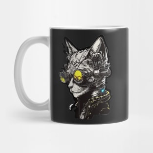 Cyberpunk Cat Mug